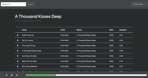 Bootstrap 4 – Online Music Library
